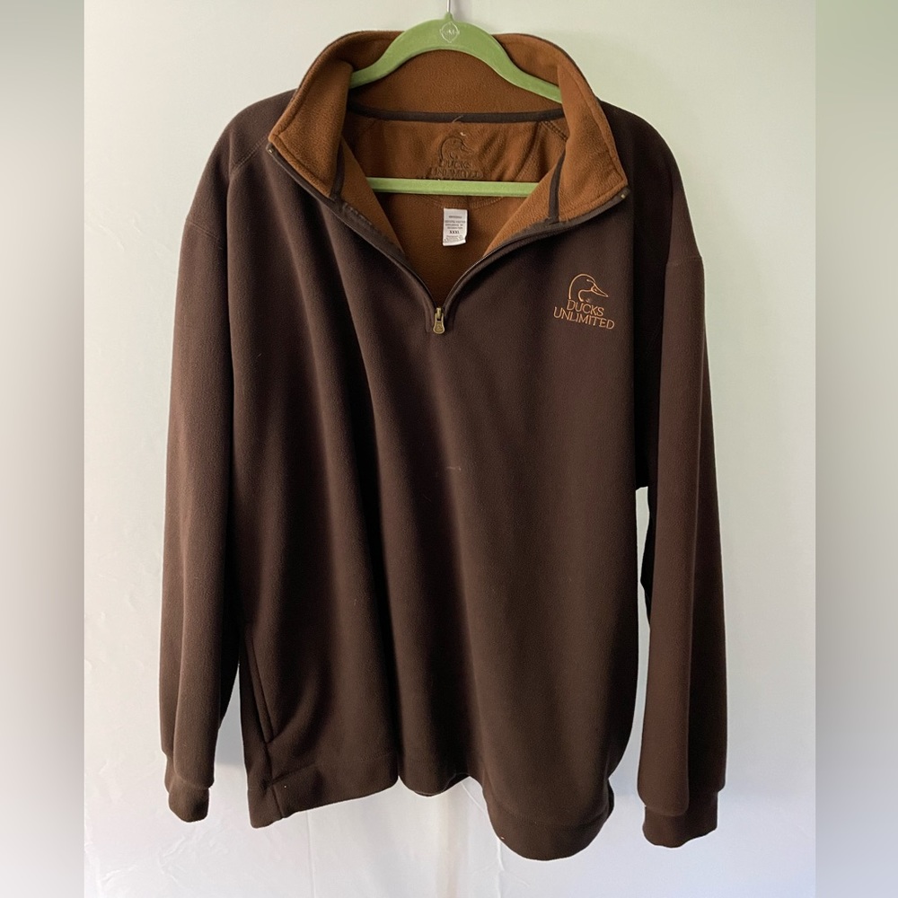 Ducks Unlimited 1/4 zip Size 3xxx